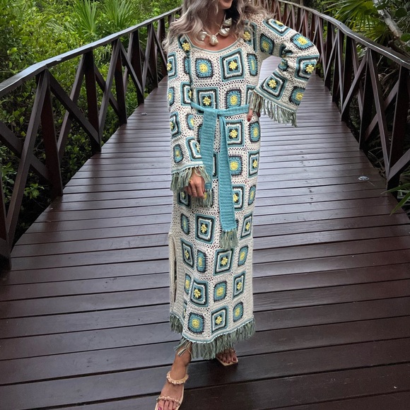 crochet Maxi Dress - Picture 4 of 7